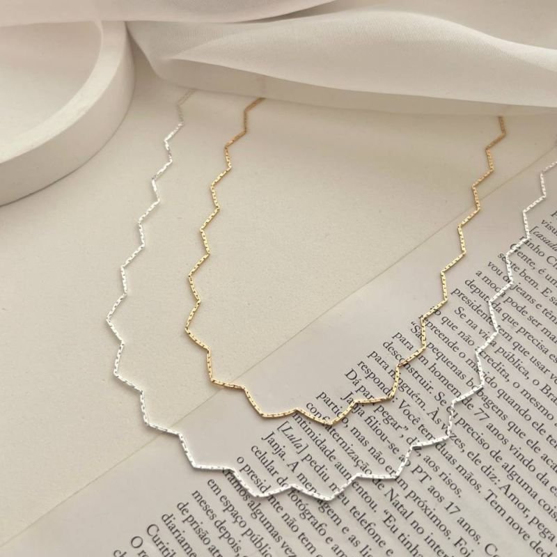 COLAR CHOKER ZIGZAG