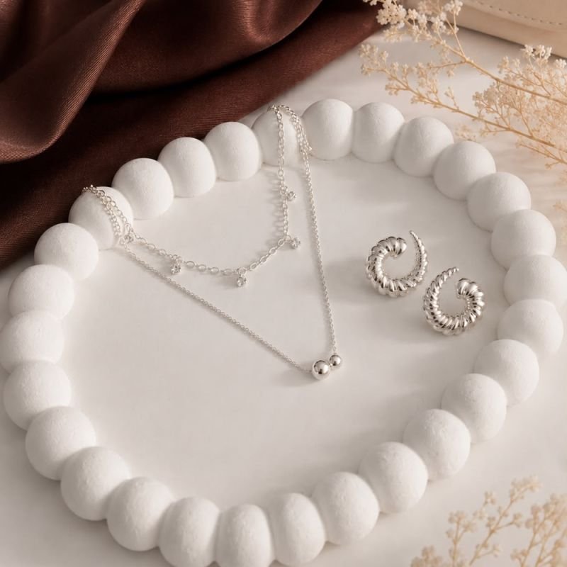 COLAR CHOKER ZIRCÔNIAS PRATA