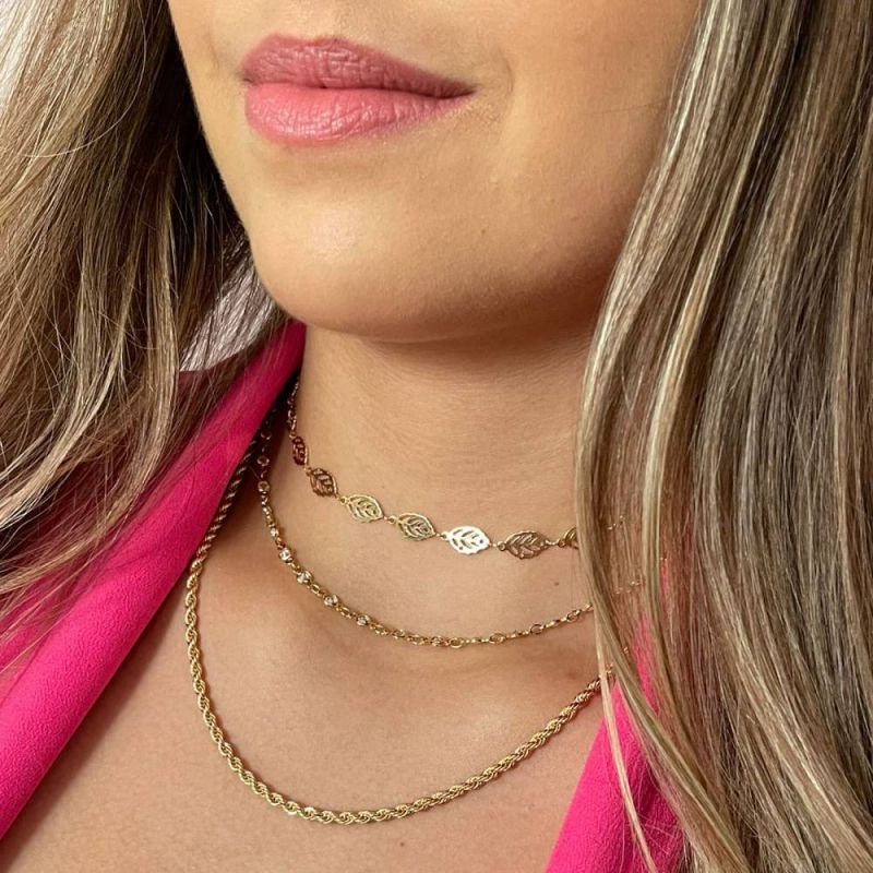 COLAR CHOKER ZIRCÔNIAS
