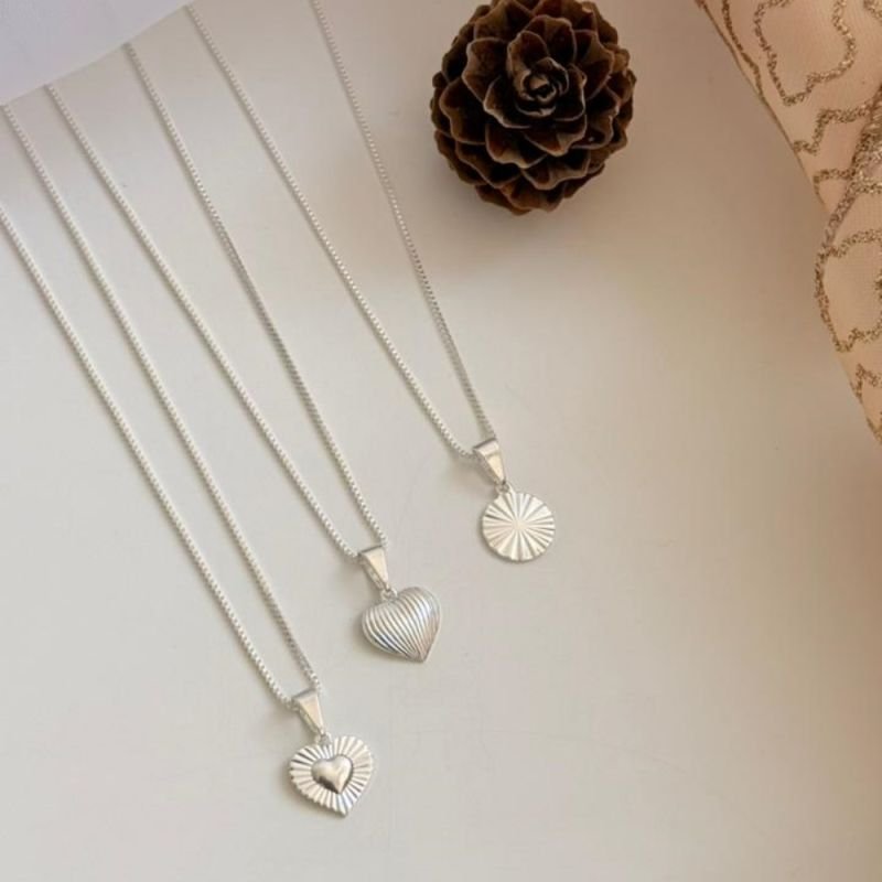 COLAR CIRCULO TEXTURADO PRATA