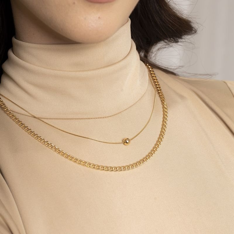 COLAR CORRENTE GRUMET MÉDIA