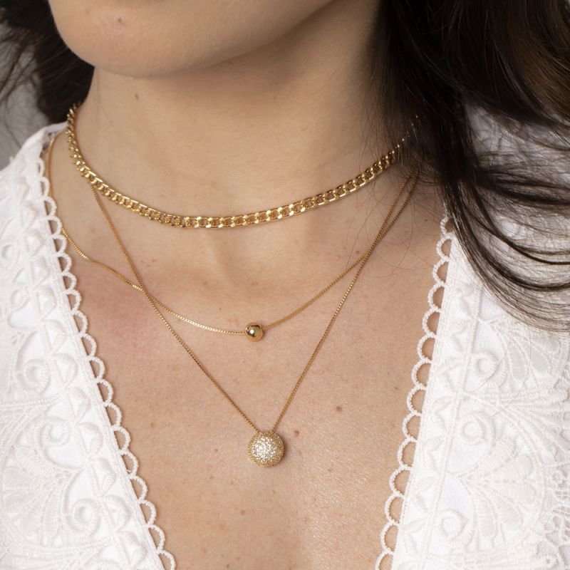 COLAR CORRENTE GRUMET MÉDIA