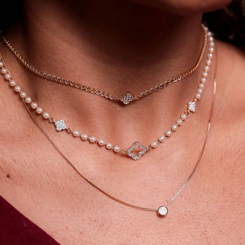 COLAR CORRENTE TREVO