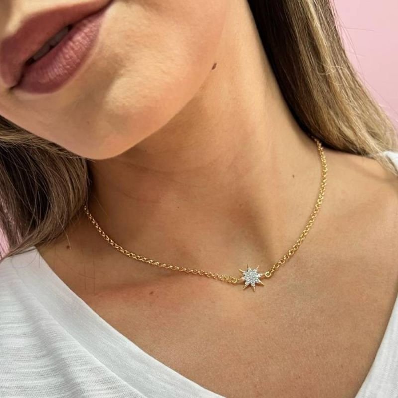 COLAR ELINHOS PINGENTE ESTRELA
