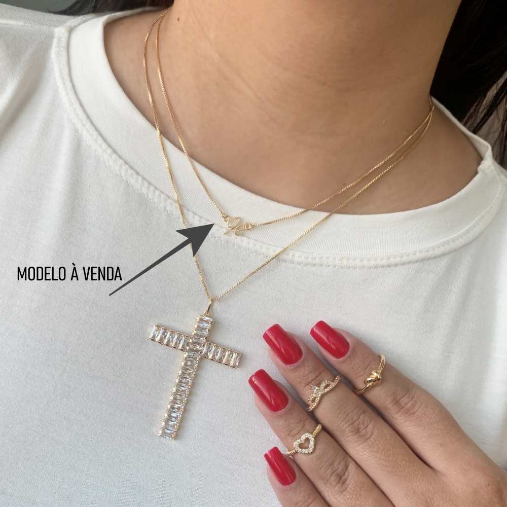 COLAR ESCRITO FÉ PEQUENO