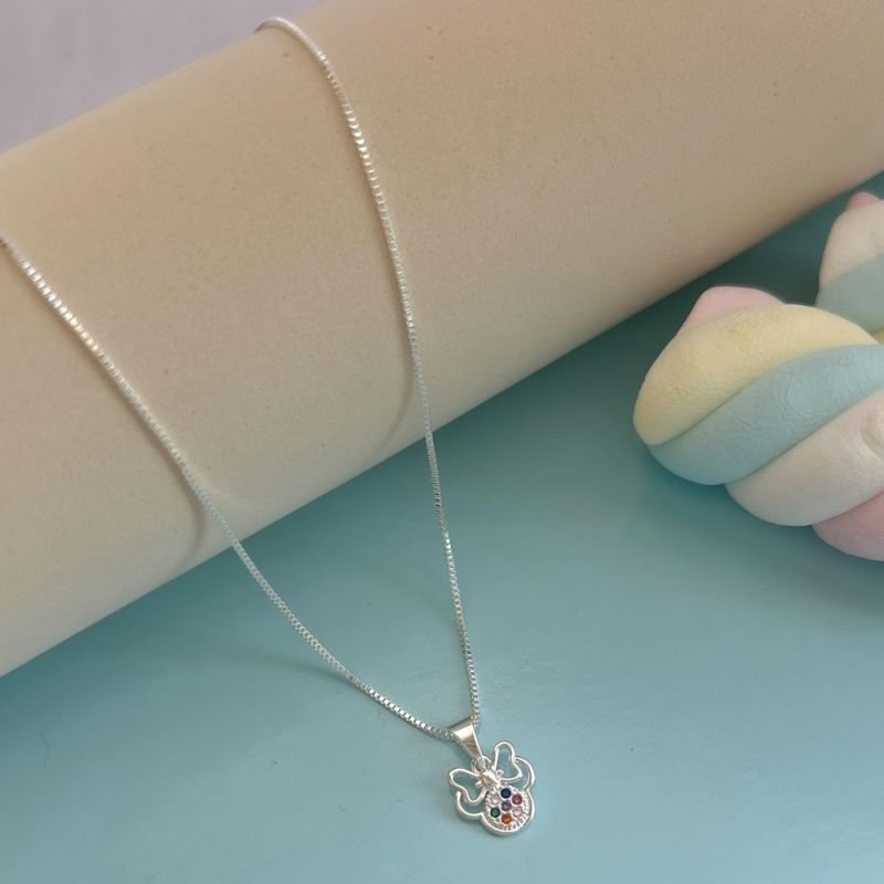 COLAR MINNIE COLOR PRATA