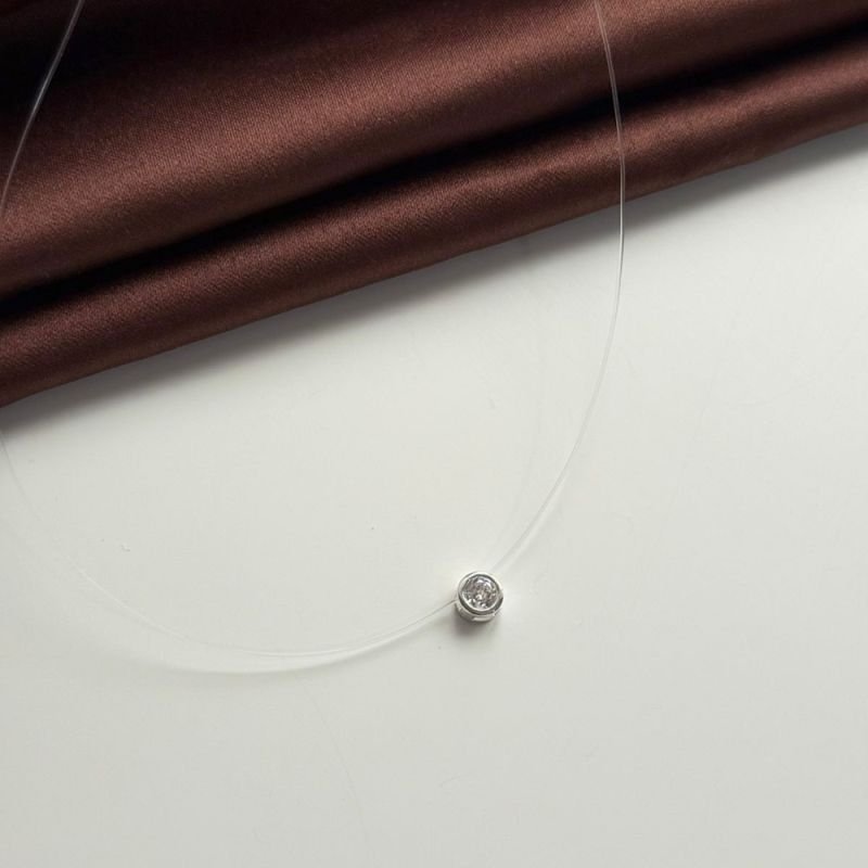COLAR NYLON LUZ PRATA
