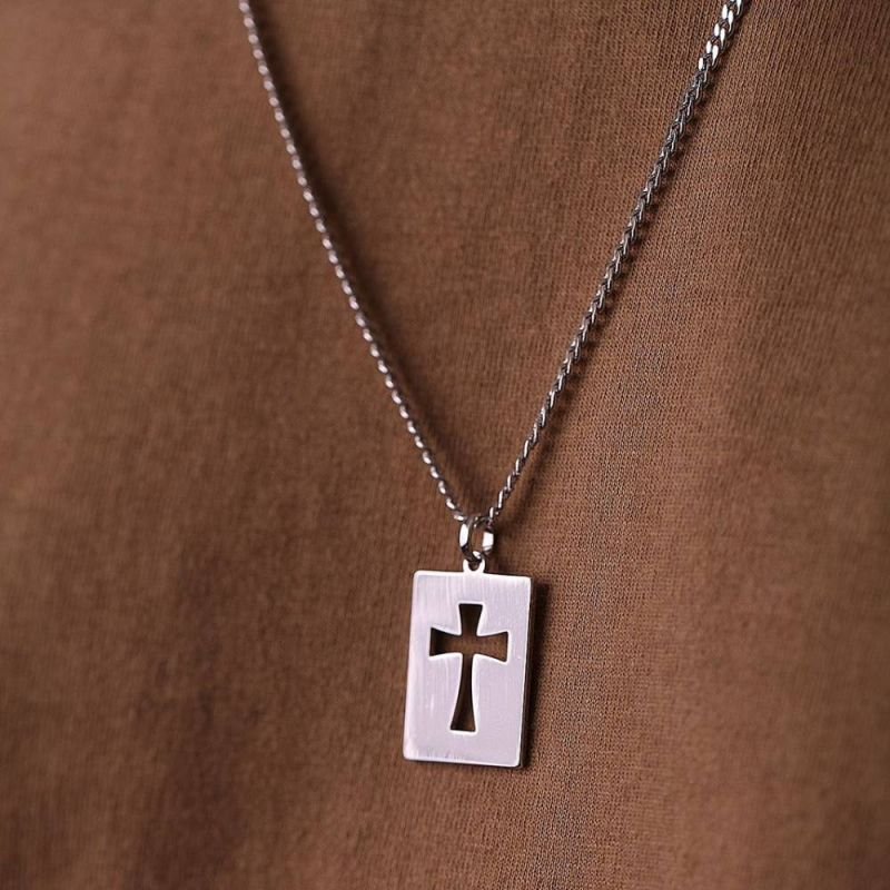 COLAR PLACA CRUZ