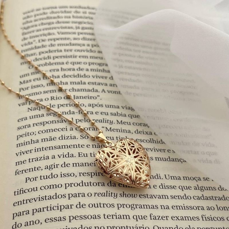 COLAR RELICÁRIO CORAÇÃO