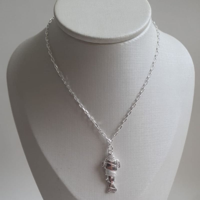 COLAR SARDINES PRATA