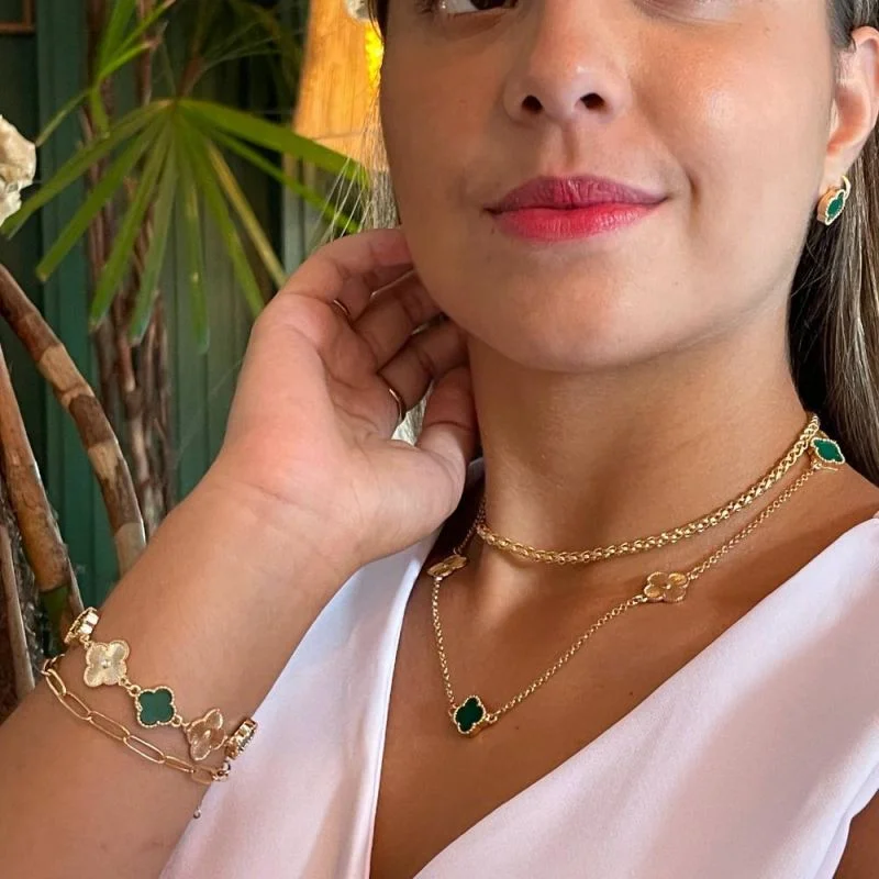 COLAR CHOKER 5 TREVOS