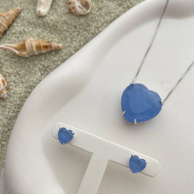CONJUNTO CORAÇÃO PEDRA