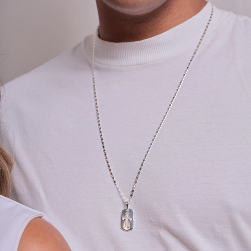 CORRENTE MASC FITA PRATA