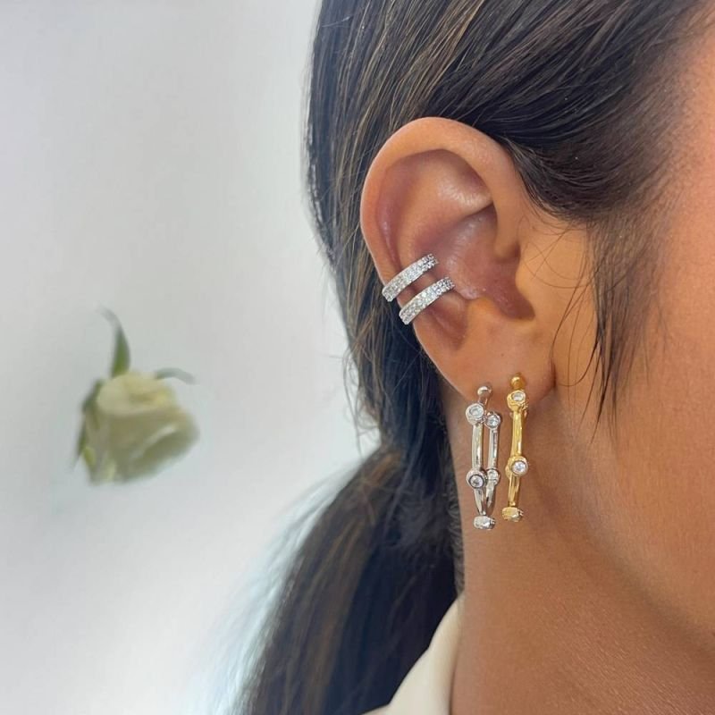 PIERCING FILEIRA DUPLA