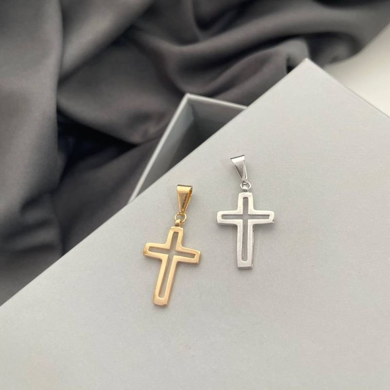 PINGENTE CRUZ VAZADA