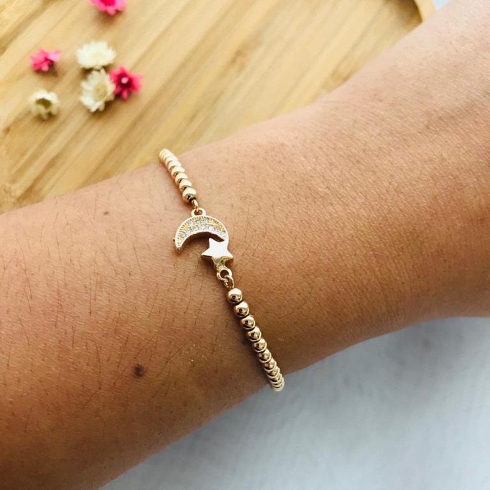 PULSEIRA MEIA LUA ESTRELA
