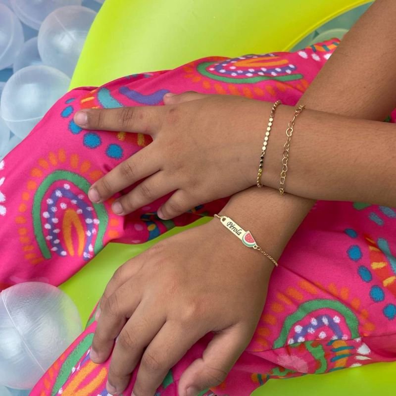 PULSEIRA BOLINHAS INFANTIL