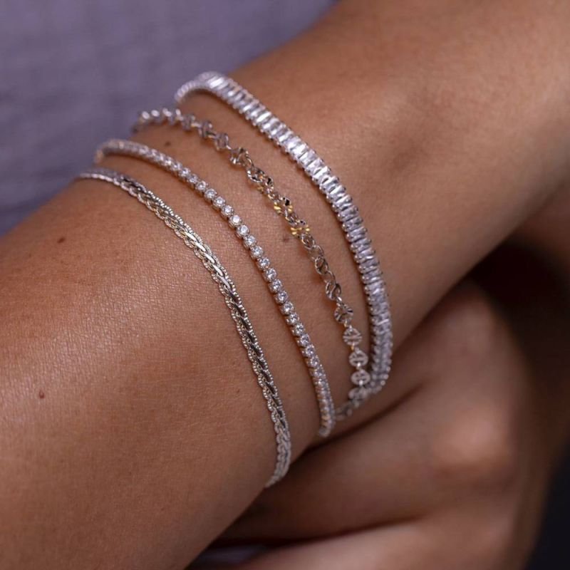 PULSEIRA CÍRCULOS DIAMANTADO