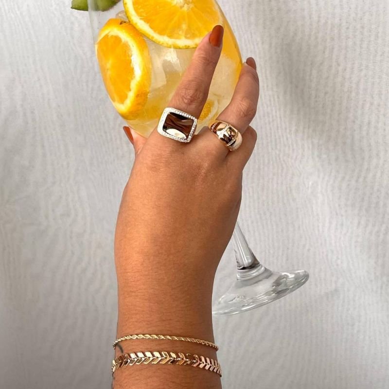 PULSEIRA CORDA BAIANA FINA - OURO 18K - misto pulseira