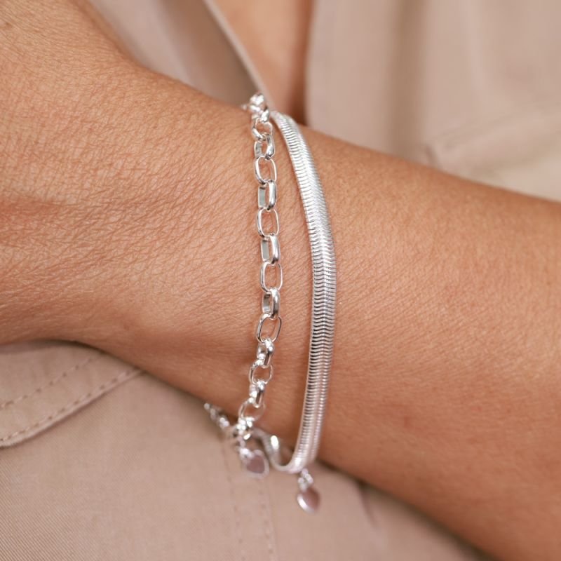 PULSEIRA CORRENTE DE ELOS PRATA