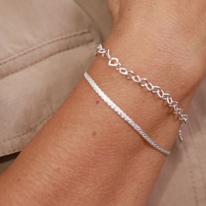 PULSEIRA ELOS BALÕES PRATA