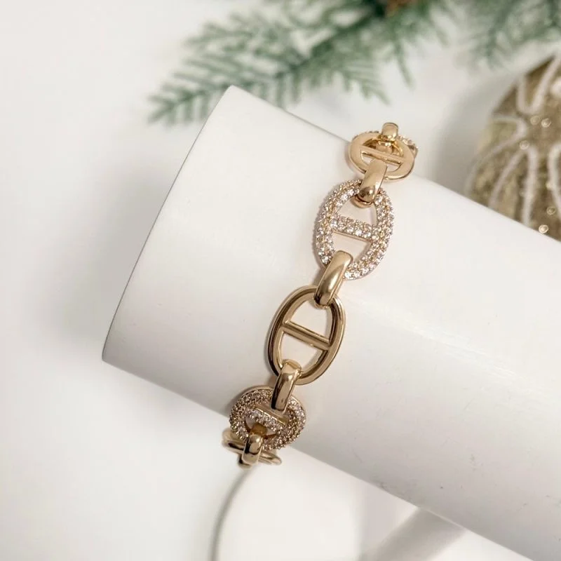 PULSEIRA ELOS MIX CRAVEJADA