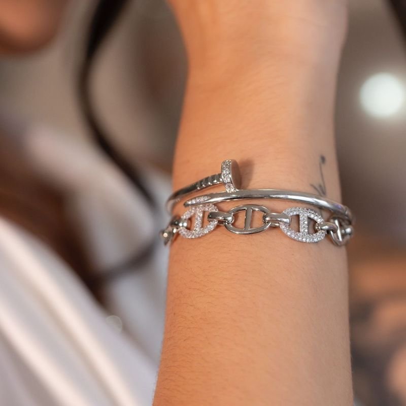 PULSEIRA ELOS MIX CRAVEJADA