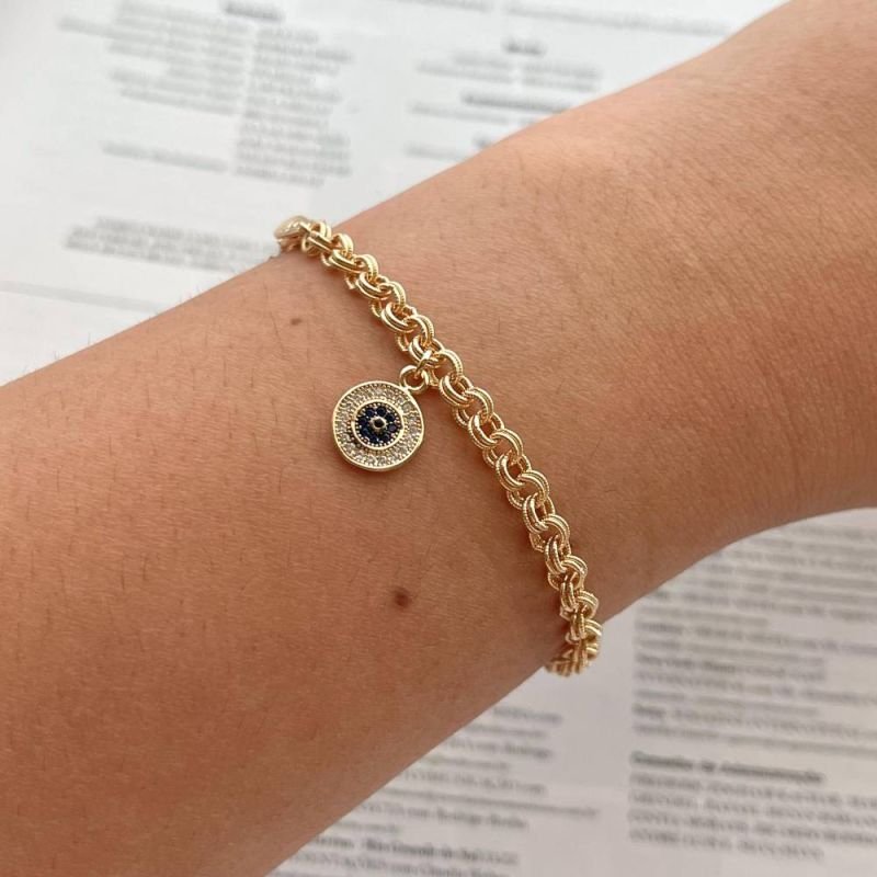 PULSEIRA ELOS OLHO GREGO
