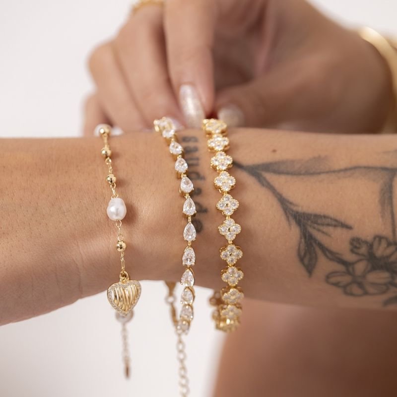 PULSEIRA GOTAS DE CRISTAL