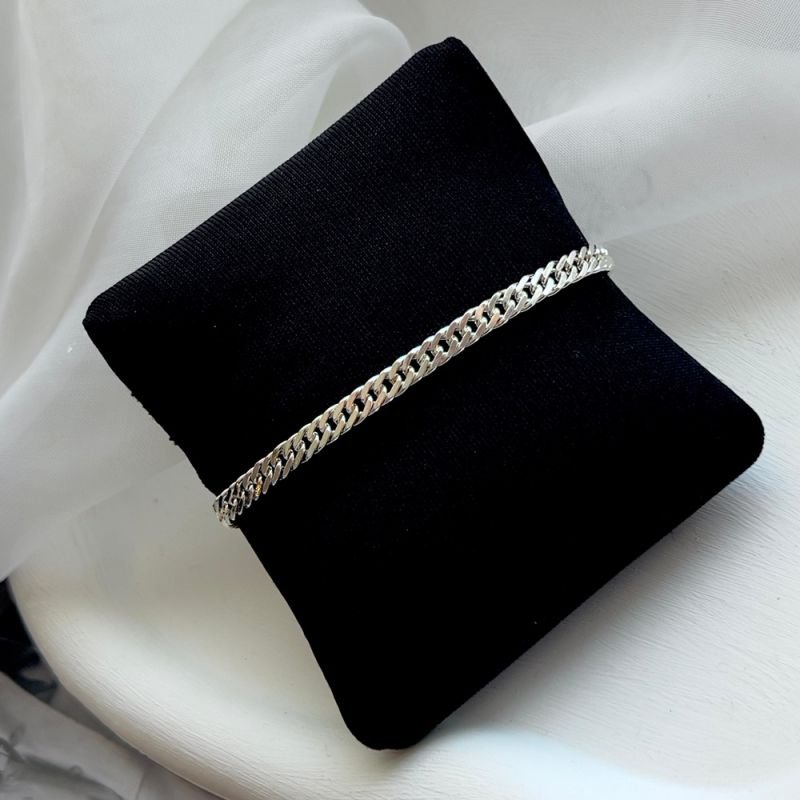 PULSEIRA MASC GRUMET PRATA