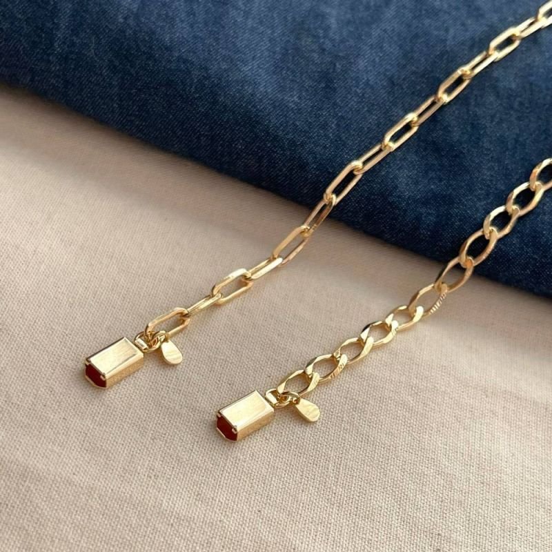 PULSEIRA MASCULINA ELOS FECHO DE ENCAIXE - OURO 18K - 7