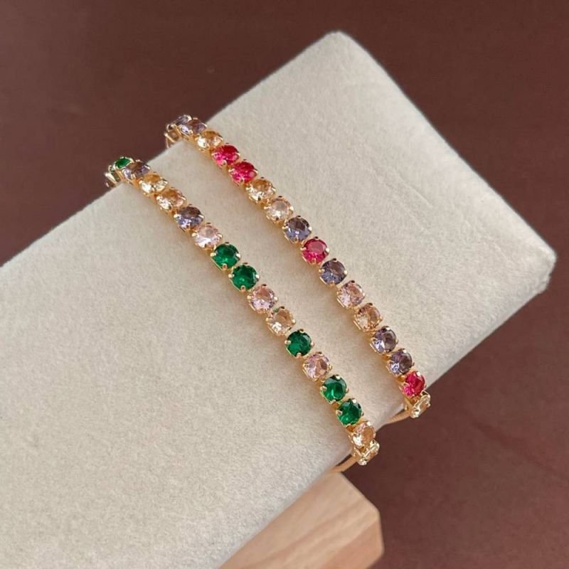 PULSEIRA RIVIERA COLORFULL - OURO 18K - 18
